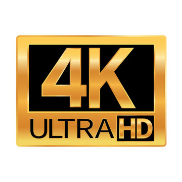 4k ultra HD logo